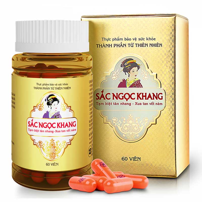 Viên uống trị nám tàn nhang Sắc Ngọc Khang
