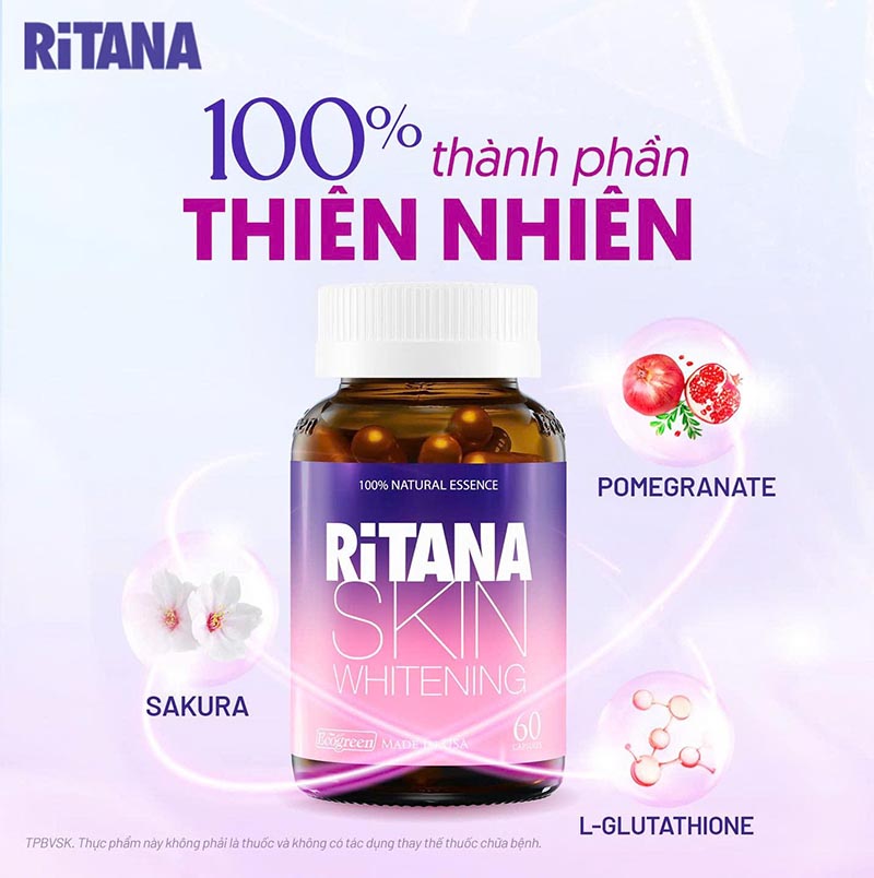 viên uống chăm sóc da ritana