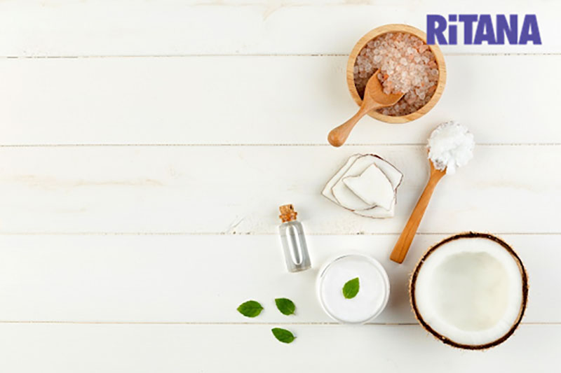 Tẩy tế bào chết bằng dầu dừa và muốn ăn