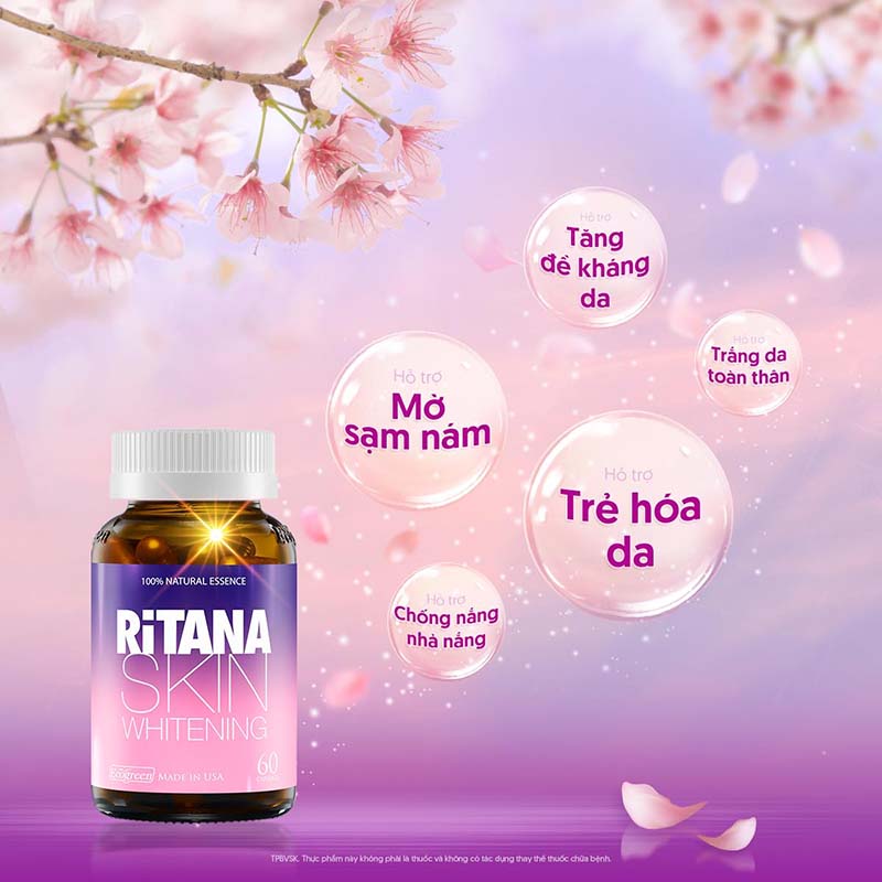 dùng viên uống ritana điều trị nám