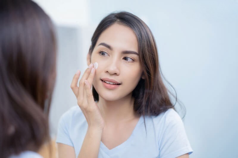 chăm sóc da bằng mặt nạ lựu