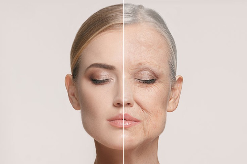 nếp nhăn sạm nám do trẻ hóa