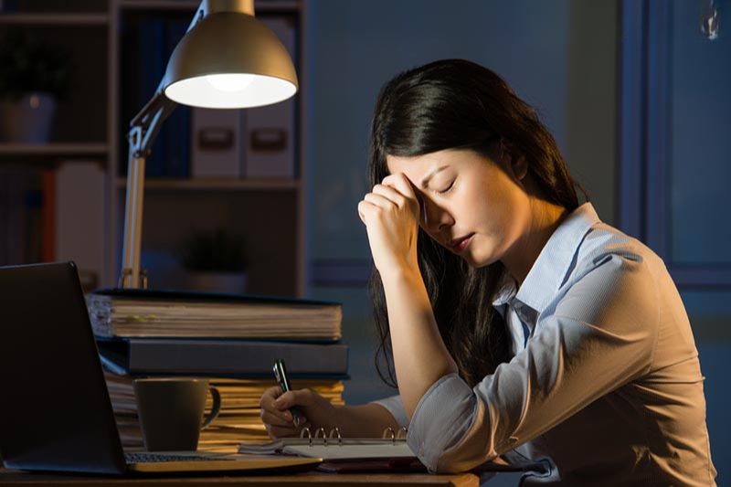 căng thẳng quá mức gây sạm da