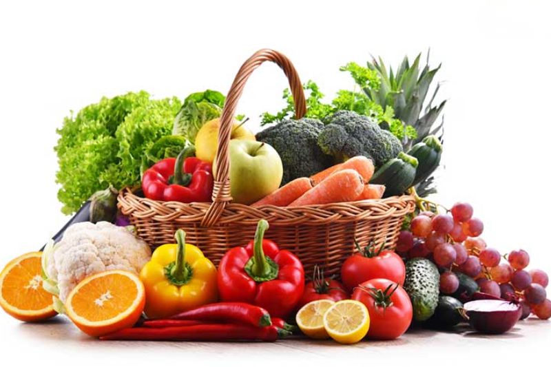 rau củ quả cho làn da khô ráp