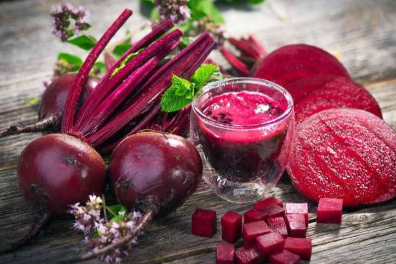 nước ép củ dền làm đẹp da chống lão hóa