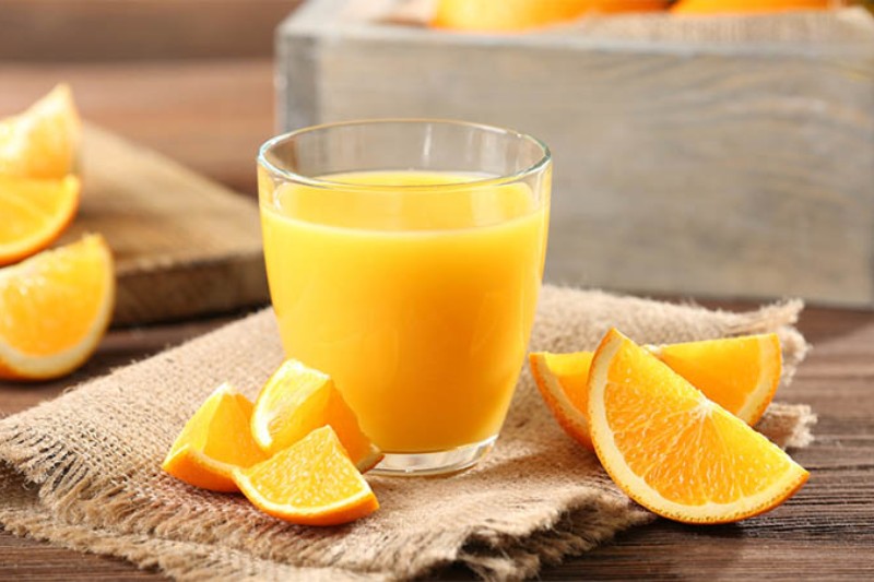 nước ép cam giúp đẹp da