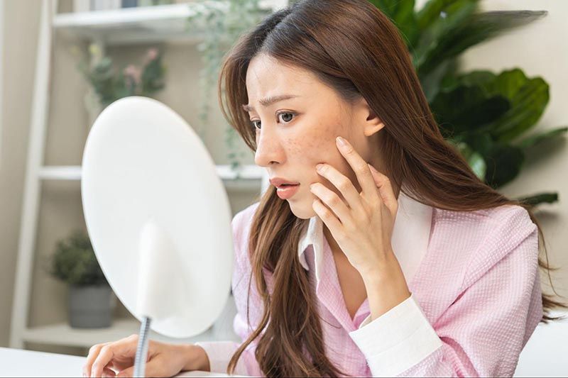 làn da lão hóa ở phụ nữ