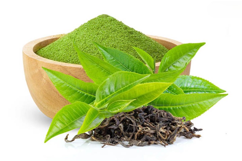 mặt nạ bột trà xanh trẻ hóa làn da