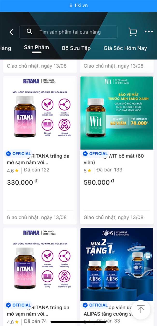 Hướng dẫn mua hàng RiTANA trên LAZADA