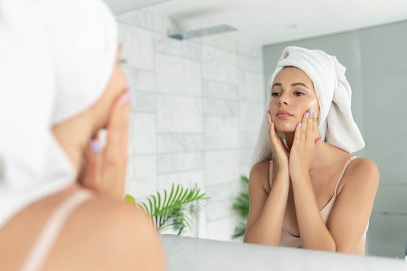 chăm sóc da sau điều trị nám