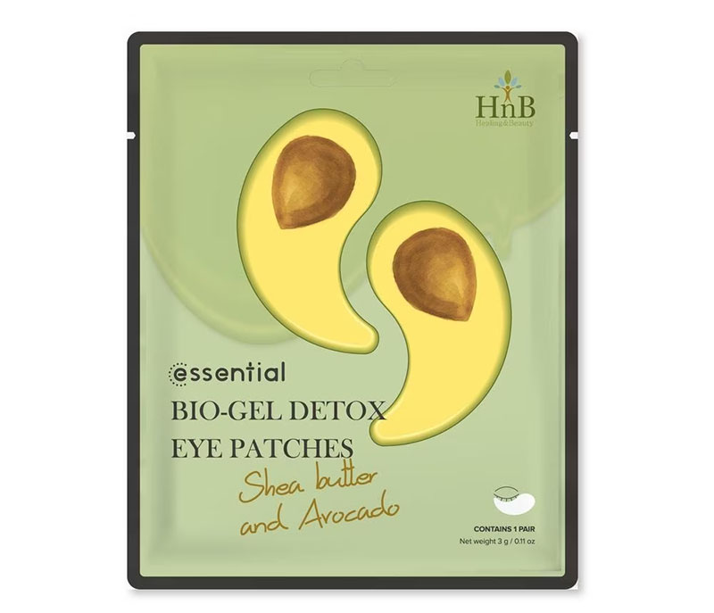 Mặt nạ HnB Essential Bio-Gel Detox Eye Patches Shea Butter And Avocado 