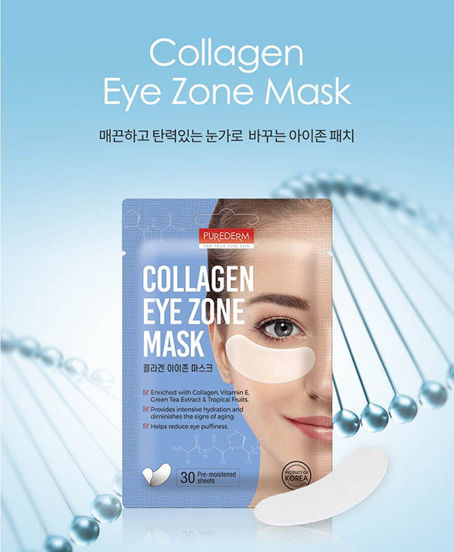 Mặt nạ trẻ hóa vùng mắt Collagen Purederm