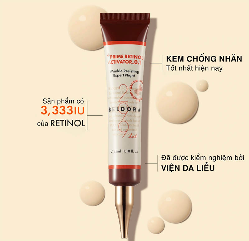 Kem chống lão hóa da Retinol Beldora