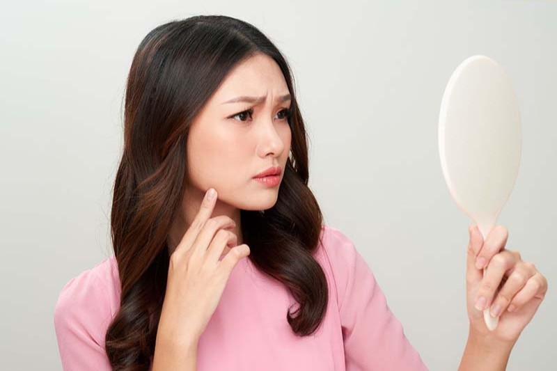 vết sạm đen trên da mặt