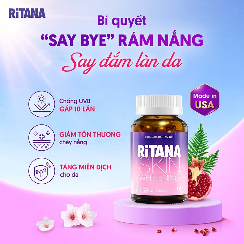 Viên uống RiTANA điều trị tàn nhang hiệu quả