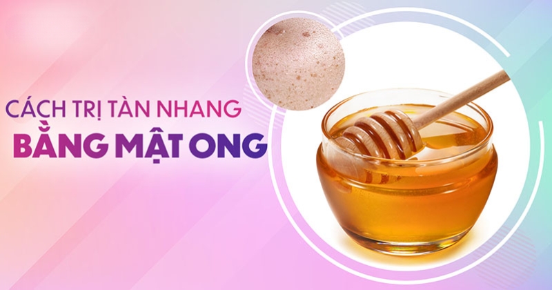 cách trị tàn nhang bằng mật ong