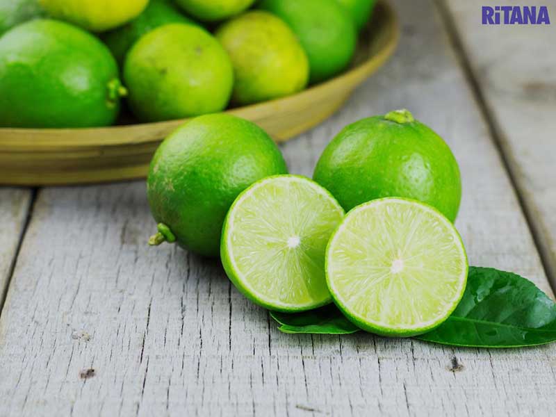 Chanh có thể kết hợp với lá tía tô để trị tàn nhang