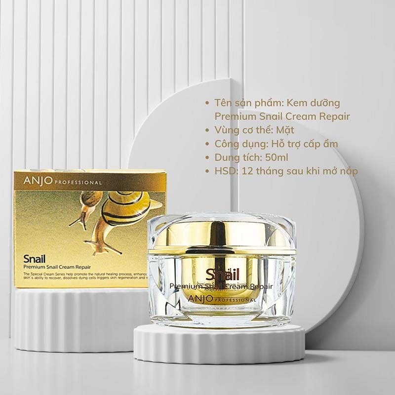 kem dưỡng ẩm chống lão hóa cho da dầu anjo snail