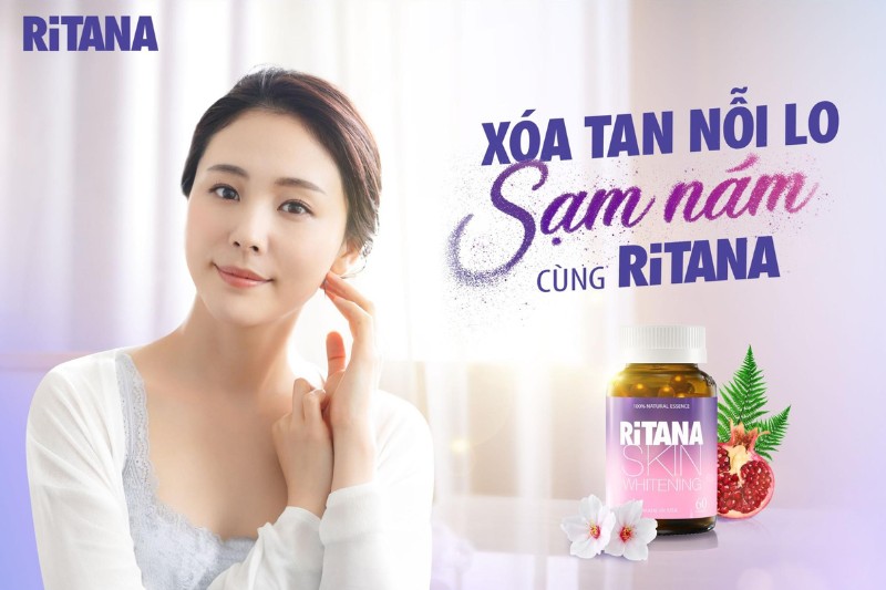 Sử dụng 2 viên RiTANA mỗi ngày giúp bảo vệ da và hỗ trợ ngăn ngừa nám hiệu quả