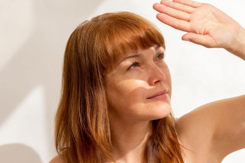 ánh nắng mặt trời làm da nổi đốm sắc tố