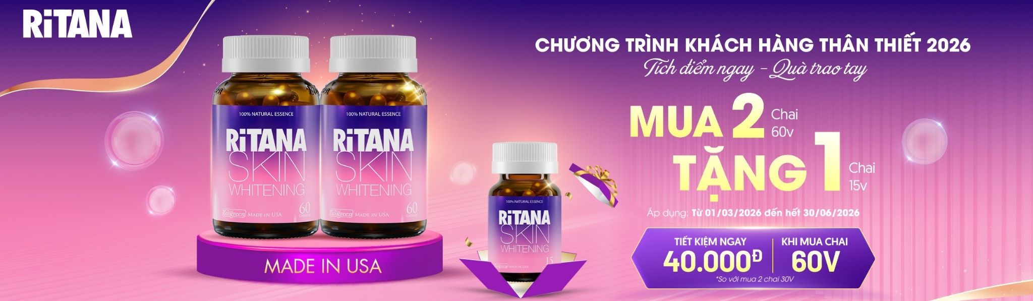 Chương trình khuyến mãi RiTANA 2026