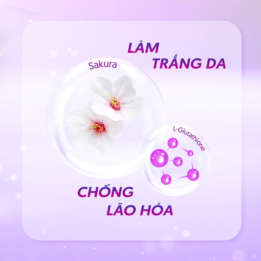 sakura làm trăng da