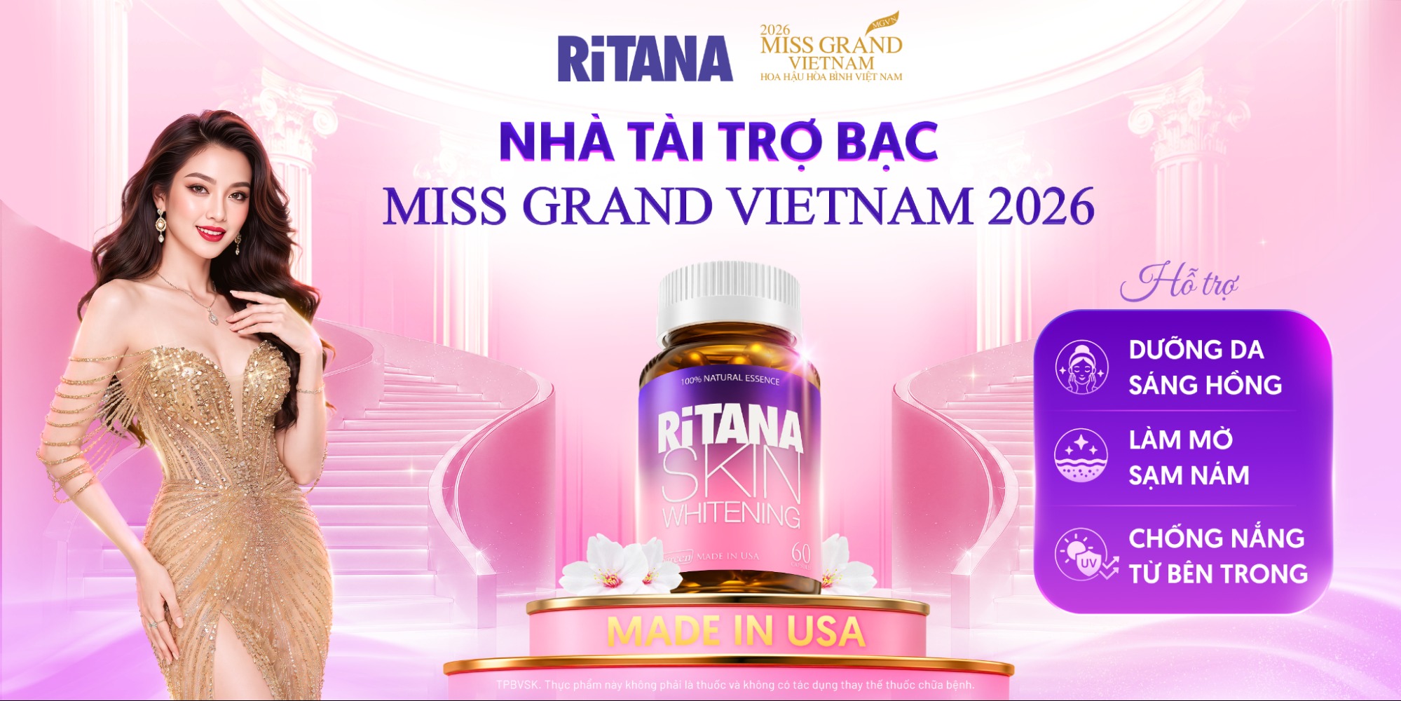 ritana nhà tài trợ bạc miss grand vietnam