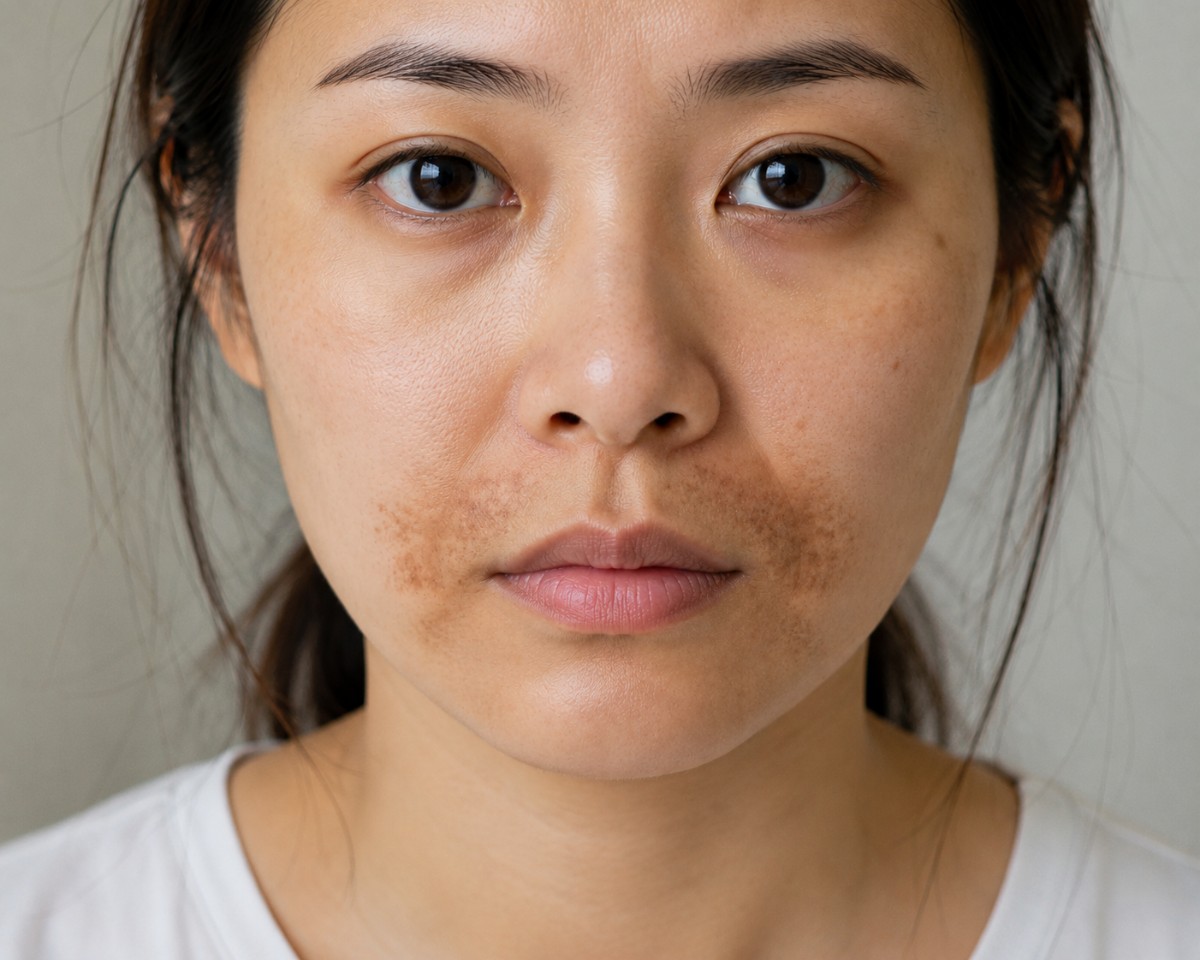 da bị nám quanh miệng